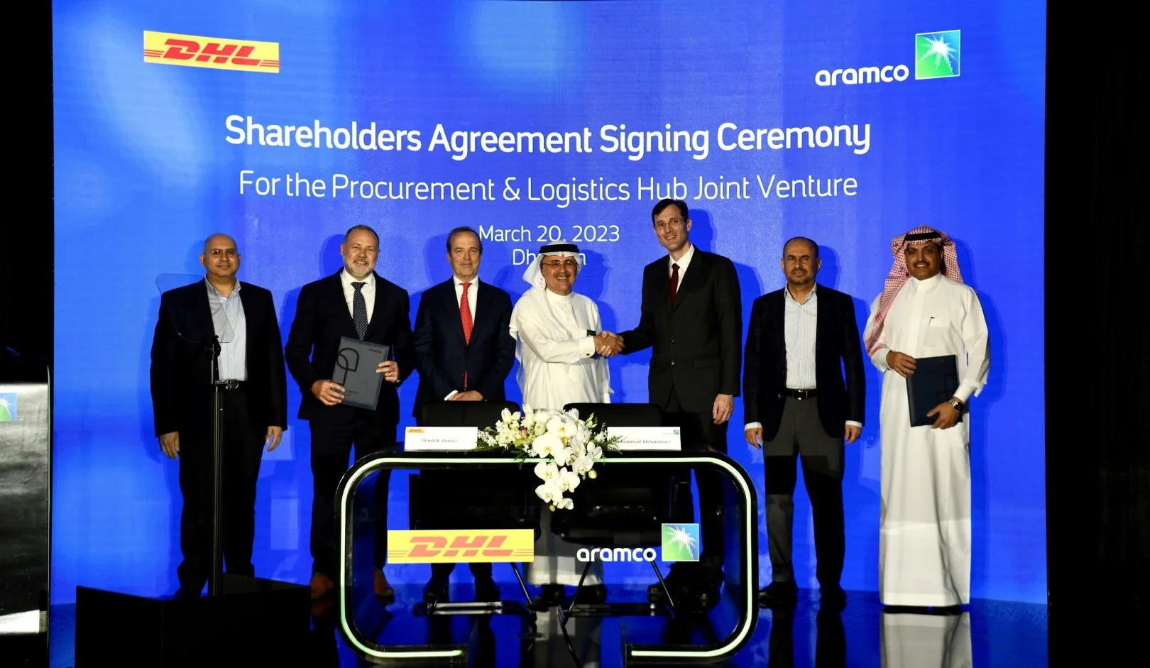 Aramco and DHL Supply Chain announce new end-to-end Procurement and Logistics Hub joint venture