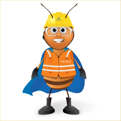 TATA Projects Unveils HACHI - SAFETY MASCOT for Its India @100 Campaign<br>