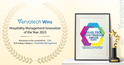 The Ultimate Champion of Hospitality Solutions: Vervotech Wins the Hospitality Management Innovation of the Year 2023 Award by Travel Tech Breakthrough<br>