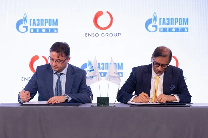 Gazpromneft-Lubricants and Enso Global Trading Partner to Expand the Geography of Lubricant Supplies to the Global Market of the South Asian Region<br>