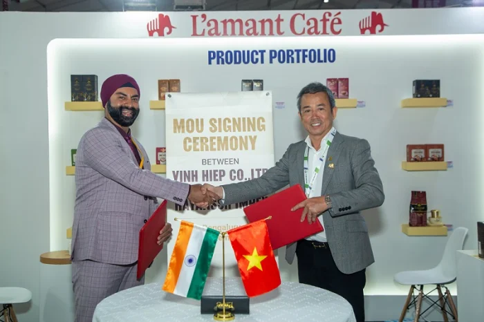 L’amant Cafe Introduces Organic Vietnamese Coffee to the Indian Market at World Coffee Conference 2023<br>