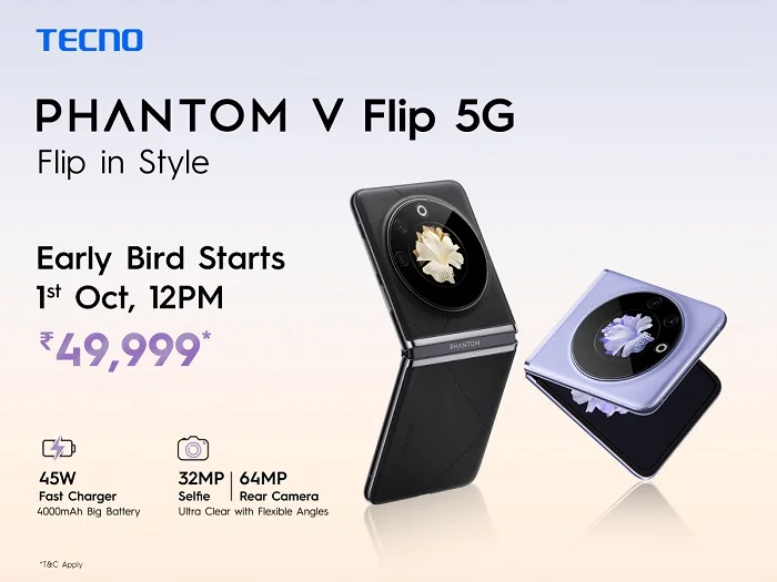  TECNO Revolutionizes Fold Market by Unveiling First Flip Phone in Sub-50K Segment<br>
