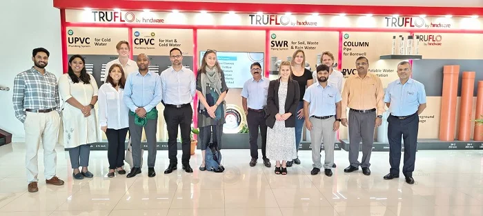 CII and Confederation of Danish Industry Visit Truflo by Hindware Sustainable Manufacturing Practices for Knowledge Exchange<br>