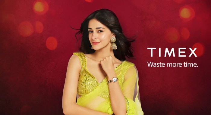 Timex and Actor Ananya Panday Urge People to Waste More Time<br>