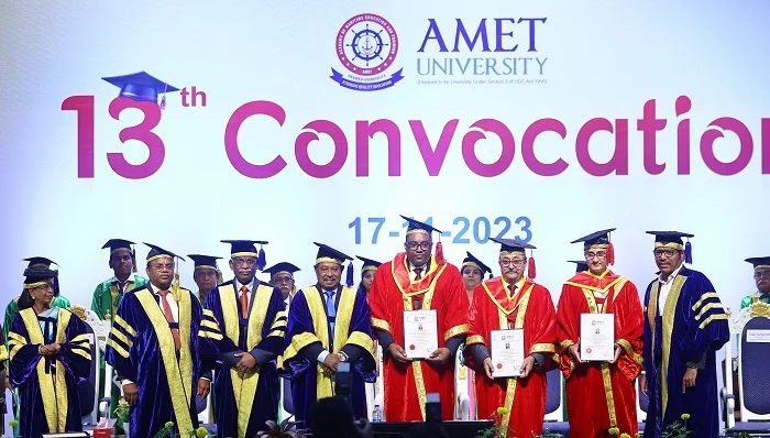 AMET University Conducts Its 13th Annual Convocation<br>