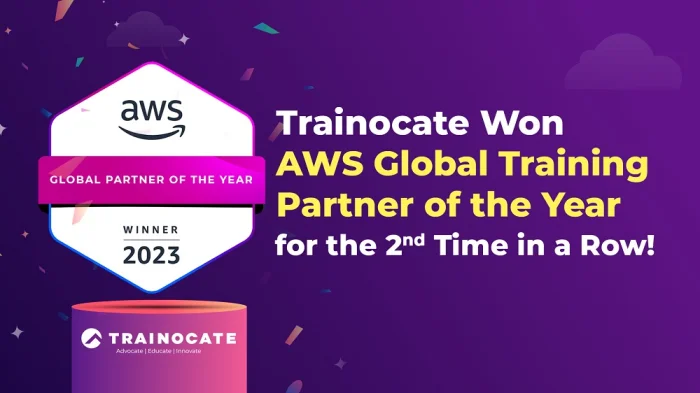 Trainocate Clinches Global AWS Training Partner Award for the 2nd Consecutive Year<br>