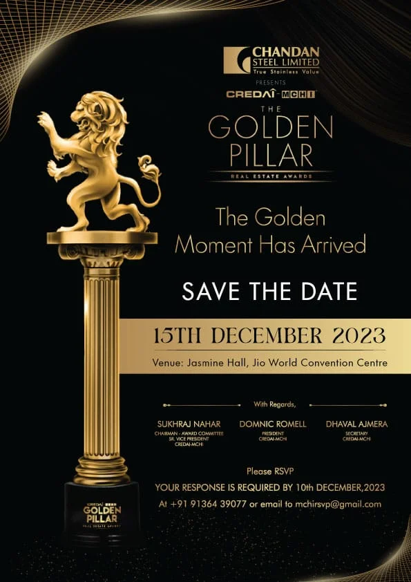 CREDAI-MCHI Golden Pillar Awards Return in Spectacular Fashion<br>