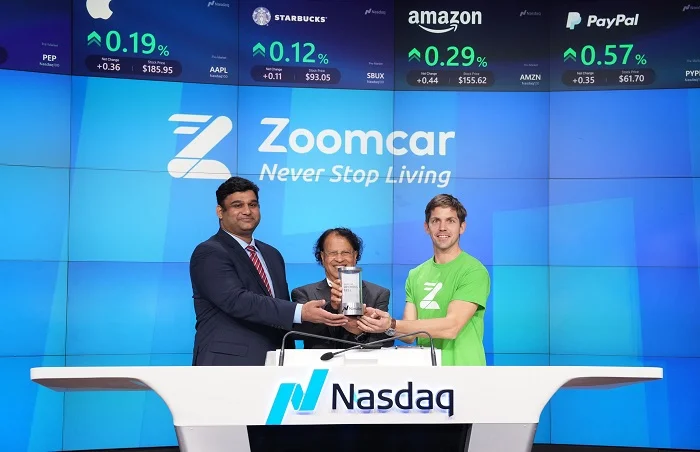 Zoomcar Rings the Bell at Nasdaq Backed by Strong Leadership<br>