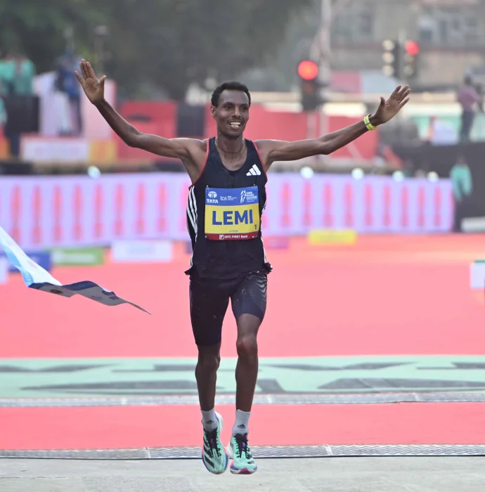 adidas Athletes Own the Podium at the Tata Mumbai Marathon 2024<br>