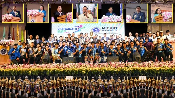 MIT Art, Design and Technology University Clinches Overall Championship at Sixth State Level Vishwanath Sports Meet 2024