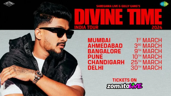 DIVINE Announces 6 City India Tour - Promises a Divine Time for Fans!<br>