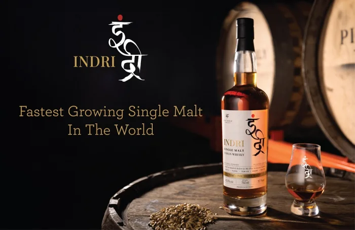Indri Becomes the Fastest Growing Single Malt Whisky in the World: Sells over 1 Lakh Cases in Its Second Year<br>