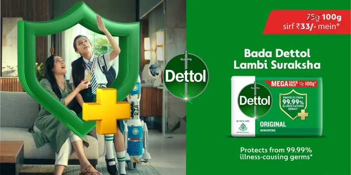Dettol Celebrates the Big Dreams of India with Its New Campaign; Launches New Bigger Dettol Soap<br>