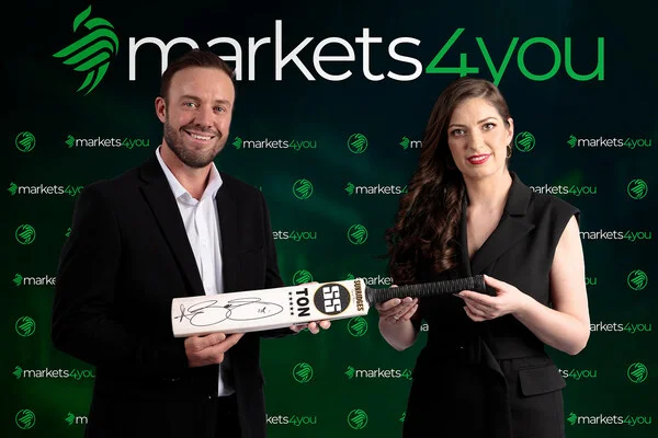 Markets4you Celebrates 17 Years with Cricket Legend AB de Villiers as Brand Ambassador