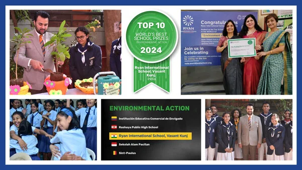 Ryan Group of Schools Makes it to the Top 10 Shortlisted Schools for the World's Best School Prizes