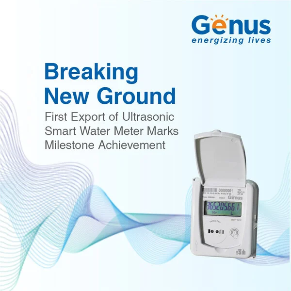 Genus Power Infrastructures Limited announces First Successful Shipment of Smart Ultrasonic Water Meters to Australia