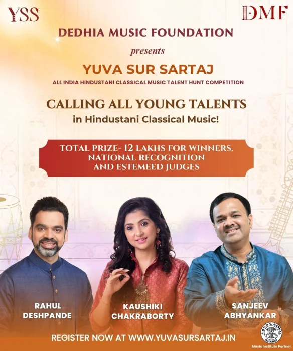 Dedhia Music Foundation Announces Yuva Sur Sartaj 2024: A One of Its Kind Talent Hunt for Hindustani Classical Musicians in the Country<br>
