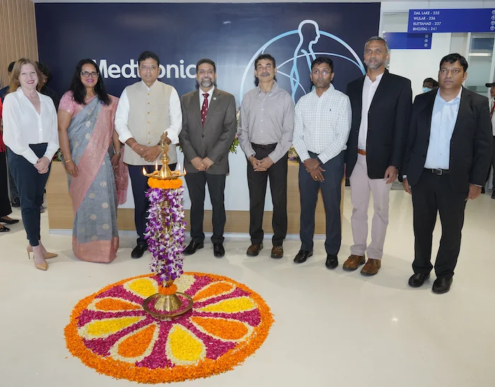 Shri D. Sridhar Babu, Honorable Minister of IT, Industries & Commerce, Govt. of Telangana unveils Global IT Centre, Medtronic Engineering & Innovation Center in Hyderabad<br>