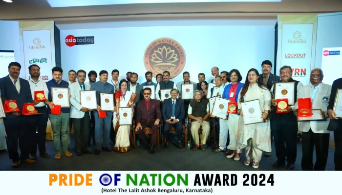 Asia Today Media Honors Achievers at Prestigious “Pride of Nation Award 2024” Recognising Excellence Across Varied Fields at Hotel the Lalit Ashok, Bangalore<br>