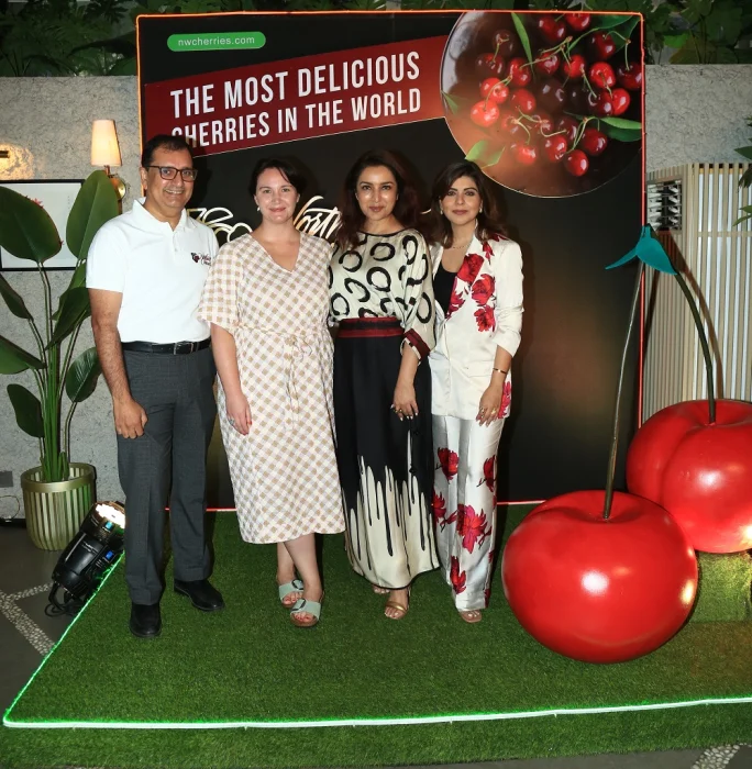 US Northwest Cherries Hosts Cherry Inspired Culinary Artistry with Karishma Tanna, Mandira Bedi, Tisca Chopra, Tanaaz Bhatia<br>