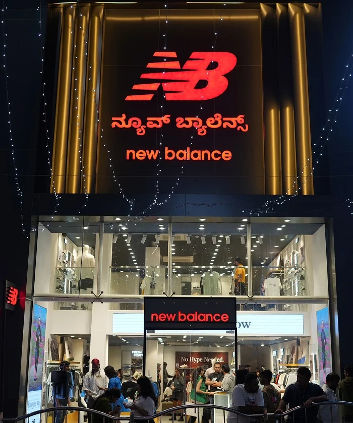 New Balance Opens Its First Store in Bengaluru at Brigade Road<br>