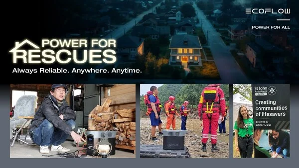 EcoFlow Unveils "Power For Rescues" Program to Support Rescues and Disaster Preparedness