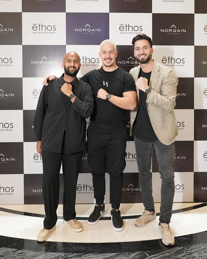 Ethos Limited and Dean Schneider Showcase NORQAIN's Limited Edition Hakuna Mipaka Watches at the Chanakya, New Delhi<br>
