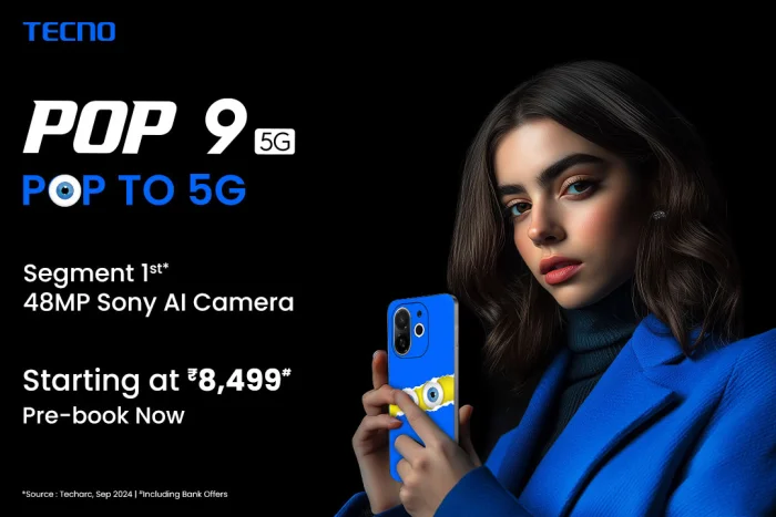 POP To 5G: Colorful & Vibrant TECNO POP 9 5G Debuts with 48MP Sony AI Camera<br>