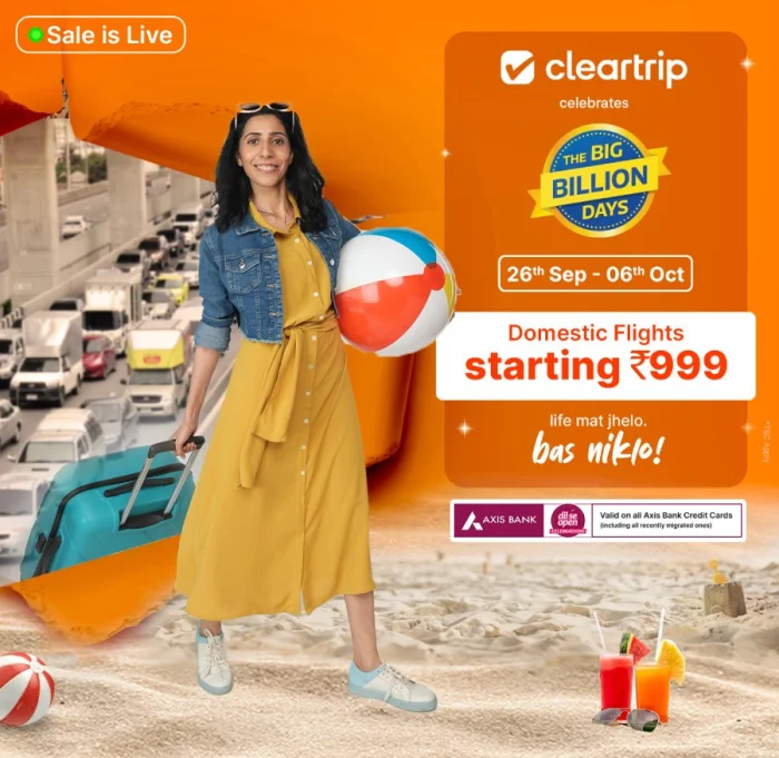 Cleartrip Signals a New Era of Travel with The Big Billion Days 2024<br>