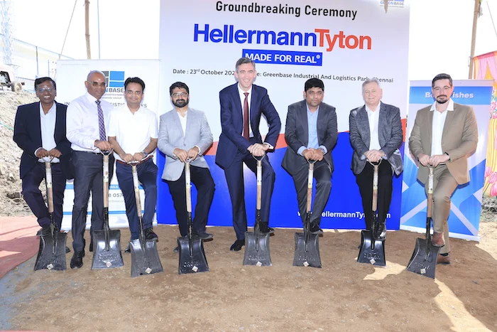 HellermannTyton Groundbreaking Ceremony for New Precision Manufacturing Facility in Chennai<br>