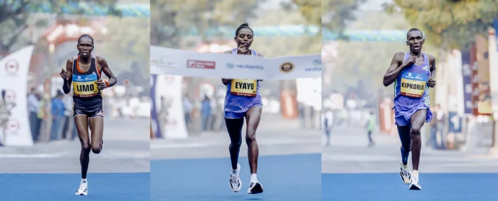 adidas Athletes Triumph at the Vedanta Delhi Half Marathon 2024<br>