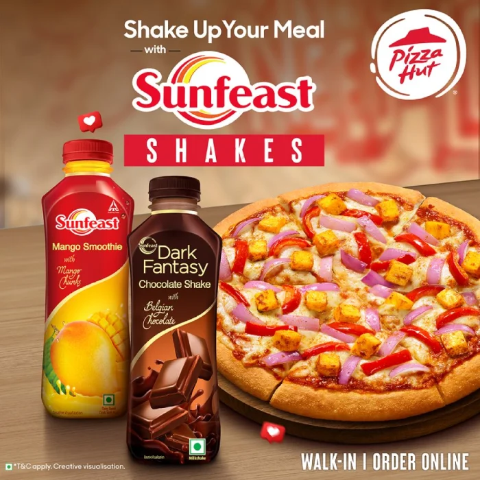 ITC and Pizza Hut Announce Partnership to Offer Indulgent Sunfeast Beverages in the Menu<br>