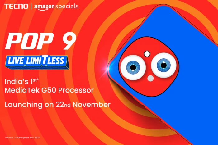 TECNO POP 9: India’s First with MediaTek G50, A Vibrant Choice for a Limitless Lifestyle<br>