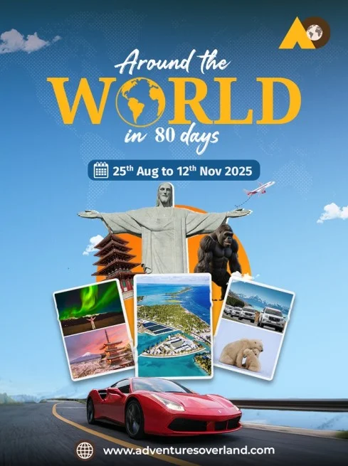 Adventures Overland Sets the Bar with an Unparalleled World Trip: Around the World in 80 Days<br>