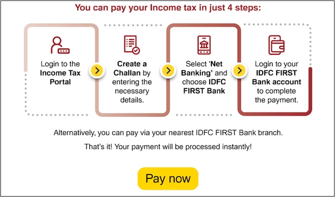 IDFC FIRST Bank Goes Live on Direct Tax Collection System of CBDT<br>