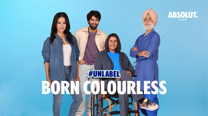 #UNLABEL #BORN COLOURLESS: Absolut Mixers Calls for a World Without Labels<br>