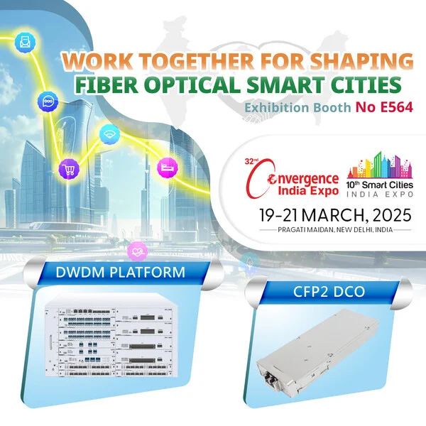 FICER Unveils the latest OTN DWDM Transmission Platform and Advanced Fiber Optic Solutions at Convergence India 2025