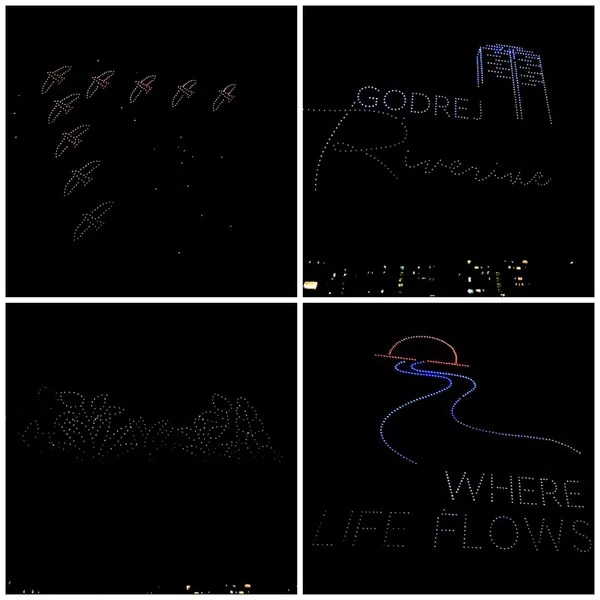 Godrej Properties Celebrates Noida's Water Bodies through a Dazzling Drone Show at Godrej Riverine
