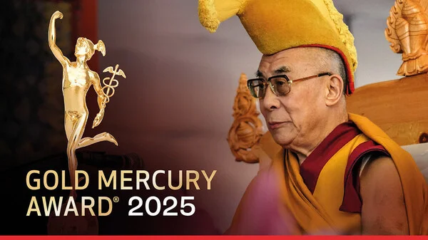 The Dalai Lama wins Gold Mercury Award 2025 For Peace and Sustainability