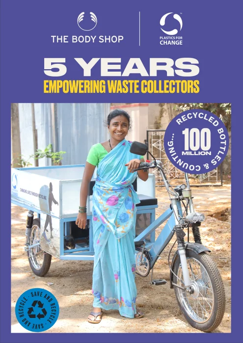 The Body Shop and Plastics For Change Wrap up Donation Drive, Donating 18 E-Tricycles to Waste Collectors<br>