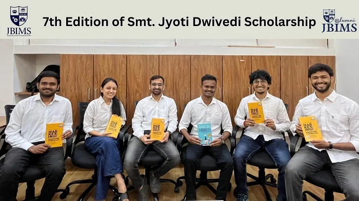 Smt. Jyoti Dwivedi Memorial Scholarship Celebrates 7th Edition, Empowering Students at JBIMS<br>