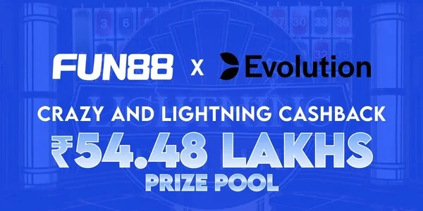 Fun88 Launches New Lightning &amp; Crazy Cashback Promotion on Evolution's Games