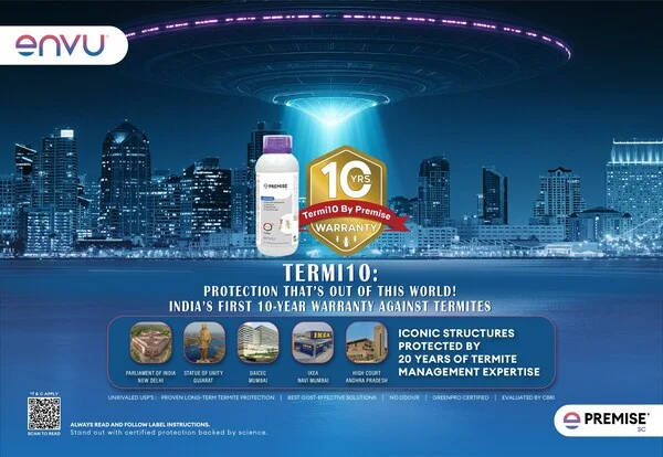 Envu Introduces India's First Certified 10-Year Termite Warranty with Premise