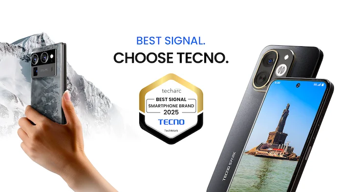 TECNO Ranked #1 in Smartphone Connectivity - Best Signal, Choose TECNO<br>
