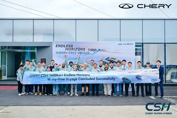 Global Media Witnesses Chery Super Hybrid (CSH)'s Breakthrough as 'Endless Horizon Worry-Free Voyage' Endurance Challenge Completes First Stage
