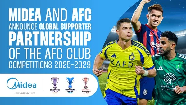 Midea becomes Global Supporter of the AFC's club competitions