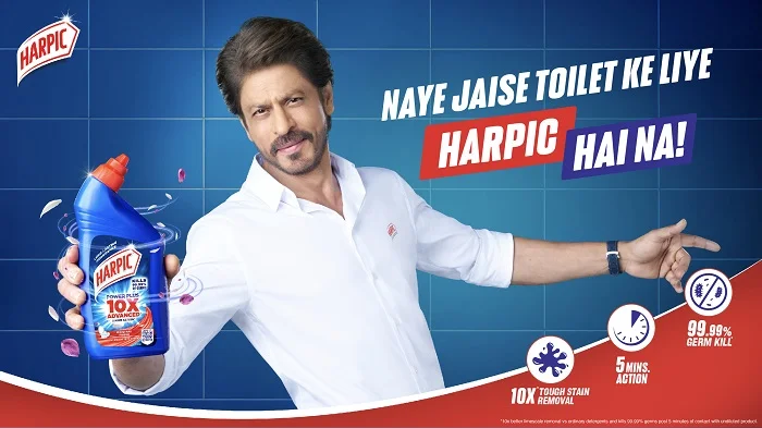 King of Lavatory Care Partners with King of Bollywood: Harpic Welcomes Shah Rukh Khan as Brand Ambassador<br>