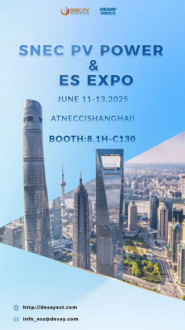 Desay Battery Unveils Innovative Energy Storage Solutions at SNEC PV+ Expo, Announces Strategic Partnership with Turkish Energy Leader Demir Enerji