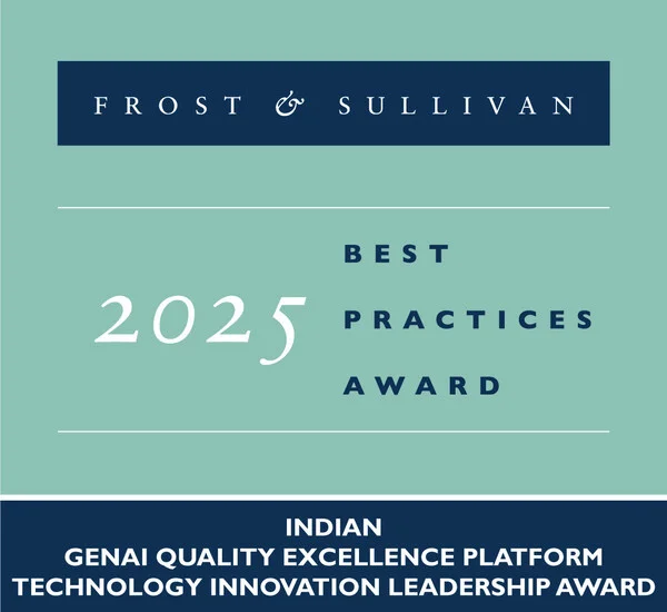 QualiZeal Receives Frost &amp; Sullivan's 2025 India Technology Innovation Leadership Recognition for Excellence in GenAI Quality Engineering Platforms