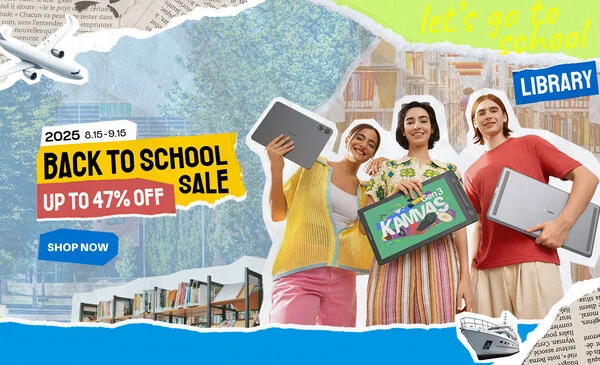 Huion Launches 2025 Back-to-School Deals: Promotions for Creative Tools for Students &amp; Teachers